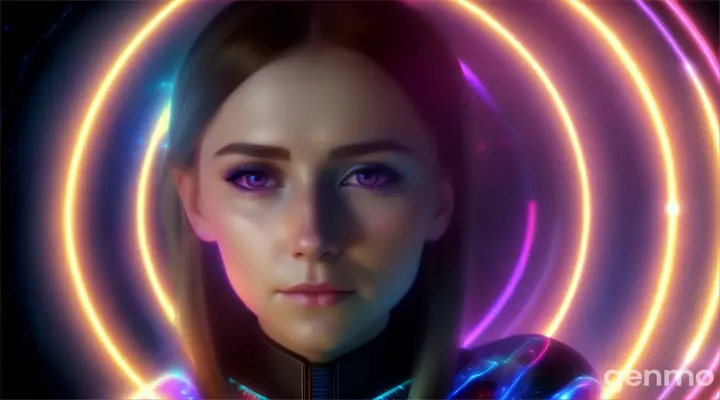 Emma being pulled into the portal, transitioning to the quantum realm., 16:9