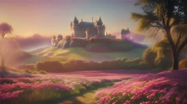 A magical land with mystical meadow 