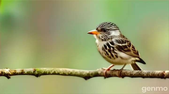 a small bird perched on a tree branch