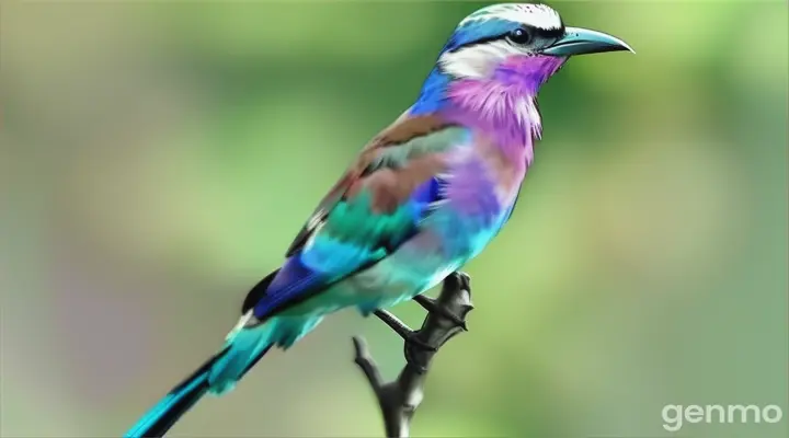 a colorful bird sitting on top of a tree branch