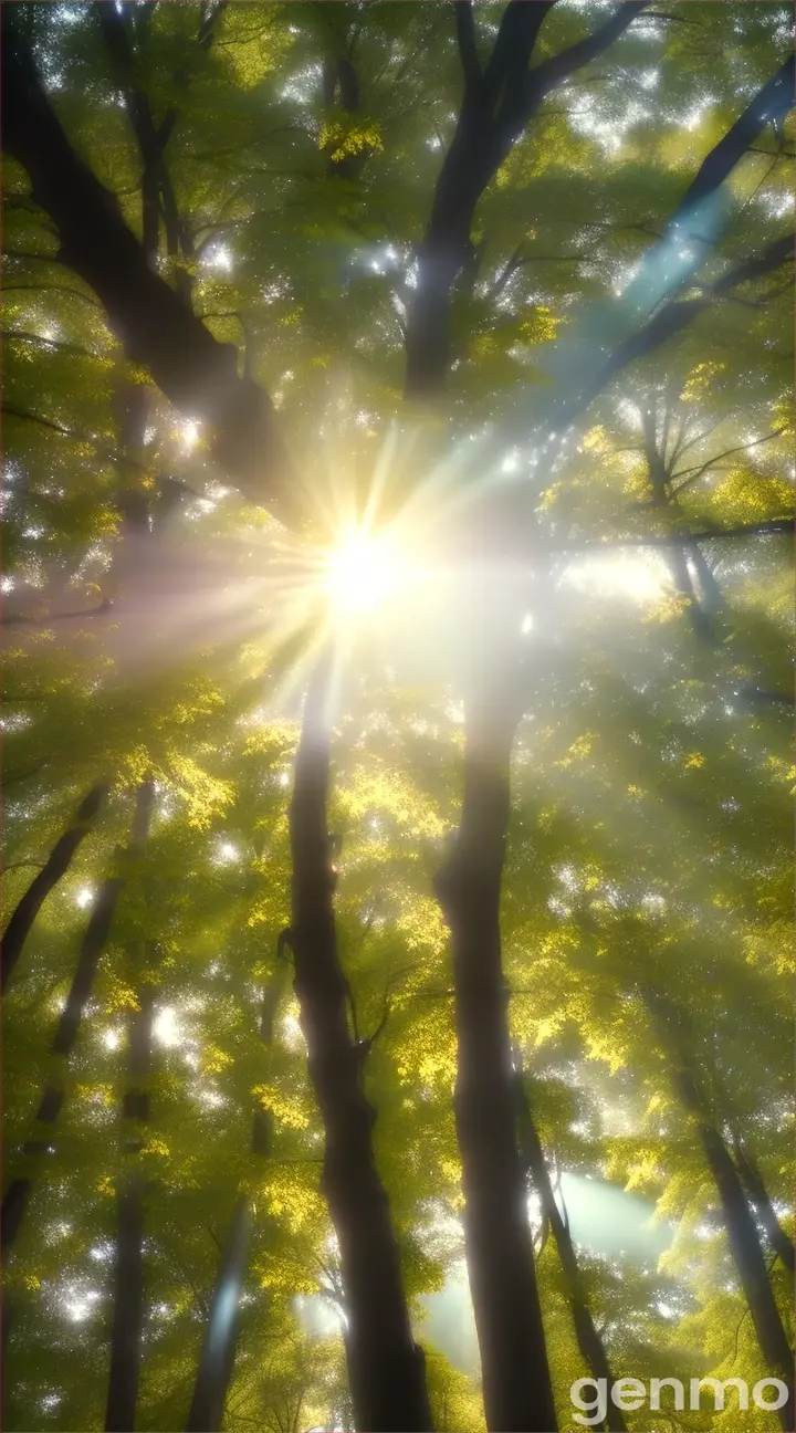 sun rays beaming