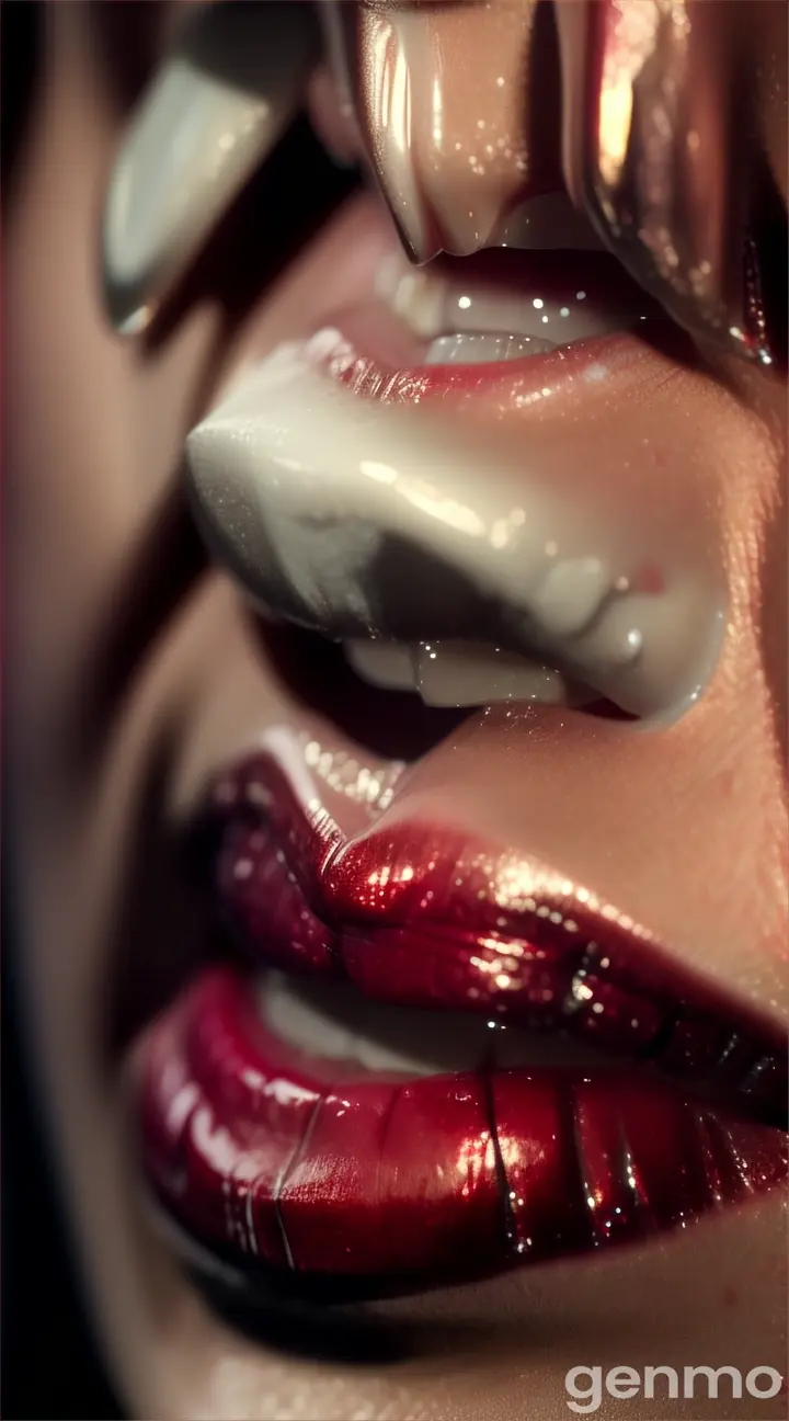 woman lips