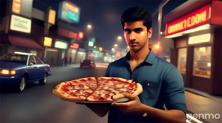  Ahmed, a college student working part-time as a pizza delivery driver,