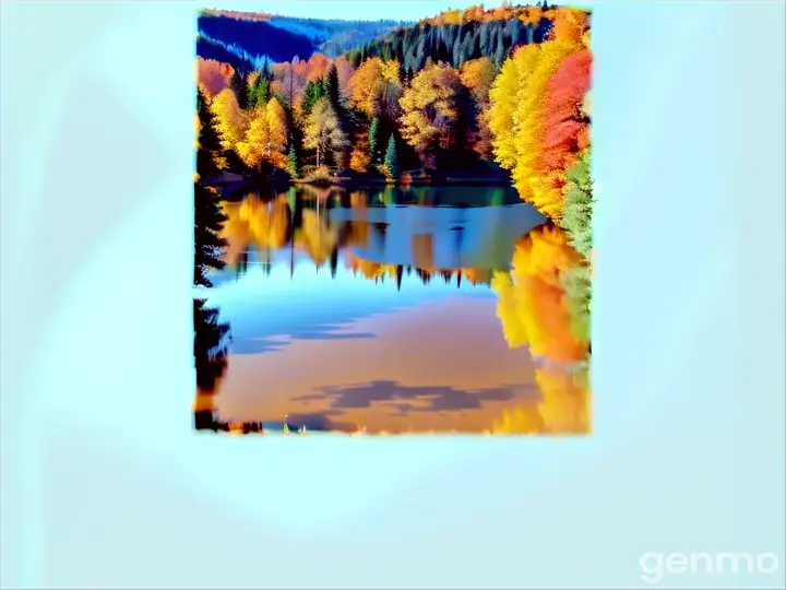 a lake surrounded by trees in the fall