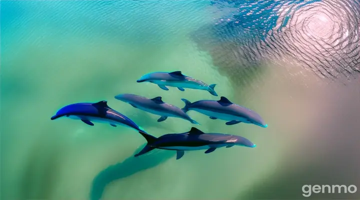 school of dolphins