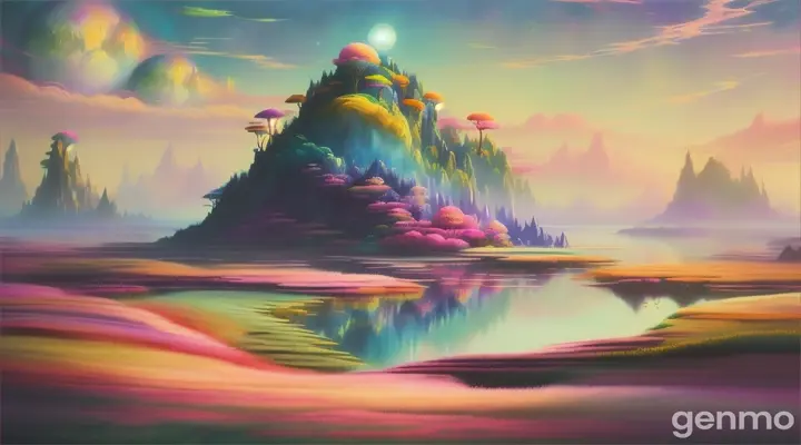 梦幻般的世界。16：9