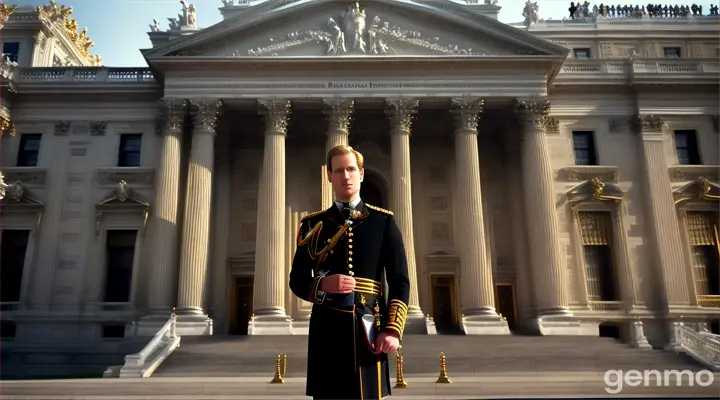
### Video 1: Introduction
1. **Scene:** Introduction of Williamand his background.
   - *Prompt:* Introduce William, born into the American dynasty in New York, and sent to England for education at age 3, Mention his higher education at King's College London.

