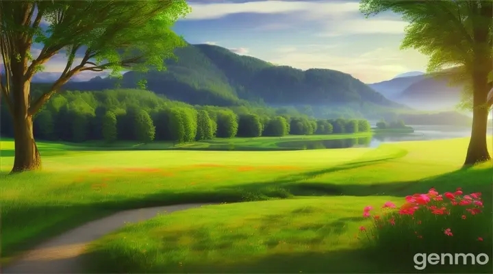 夏日美景。16：9