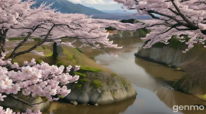 春天美景。16：9