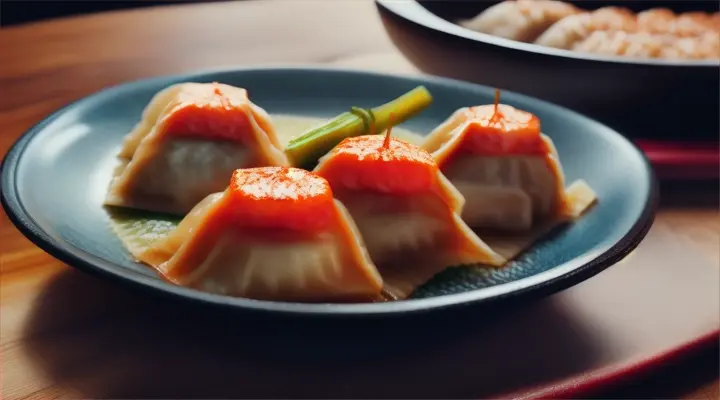 delicious minced beef dumplings