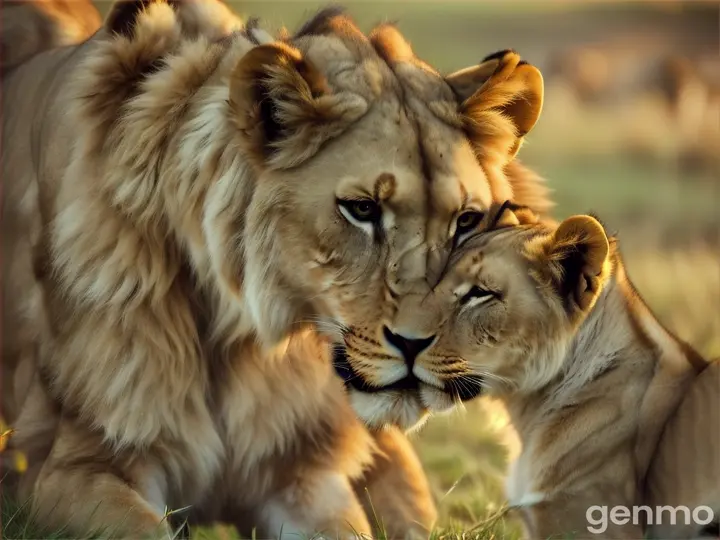 Inspired by their father's words, Kaya and Kwame reconciled. They apologized to each other and promised to share the water they had found with the rest of the pride. Together, they helped their father lead the pride in a renewed effort to find water and support the other animals in need.
