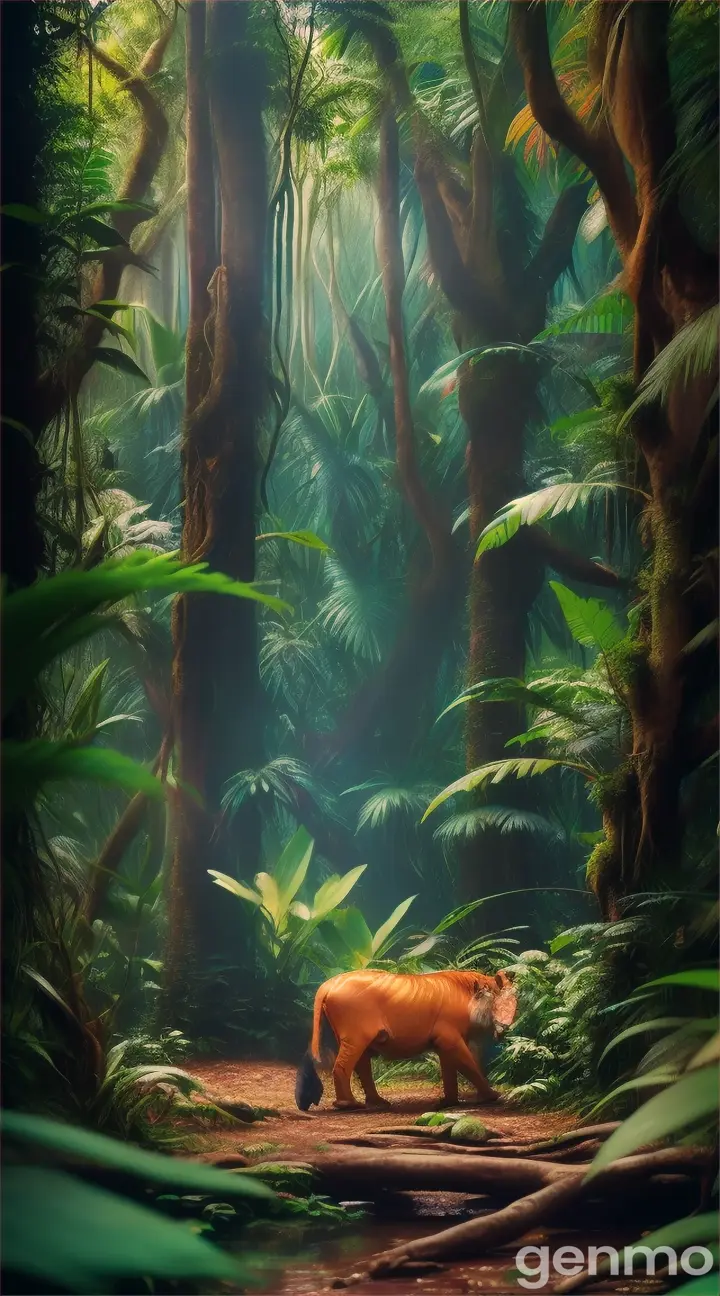 animals in jungle