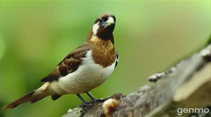 a bird sitting on top of a tree branch