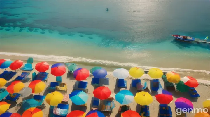 Mare sole spiaggia ombrelloni