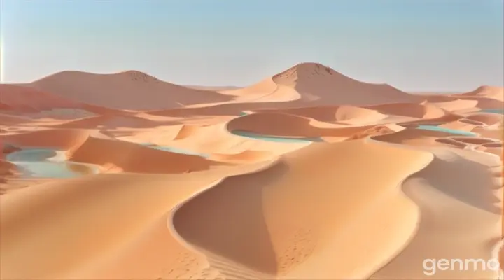 a group of sand dunes in the desert