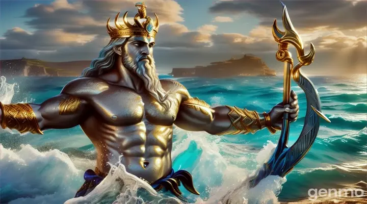 Poseidon, god of the seas