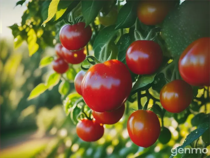 Tomatoes garden