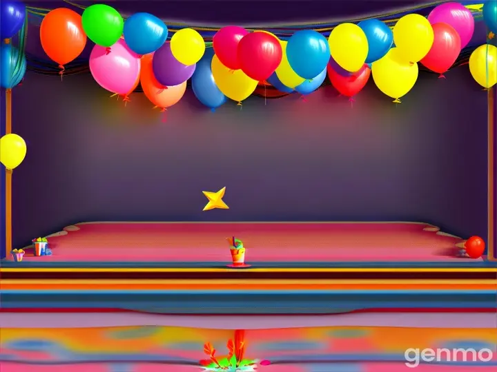 Animated kids birthday party