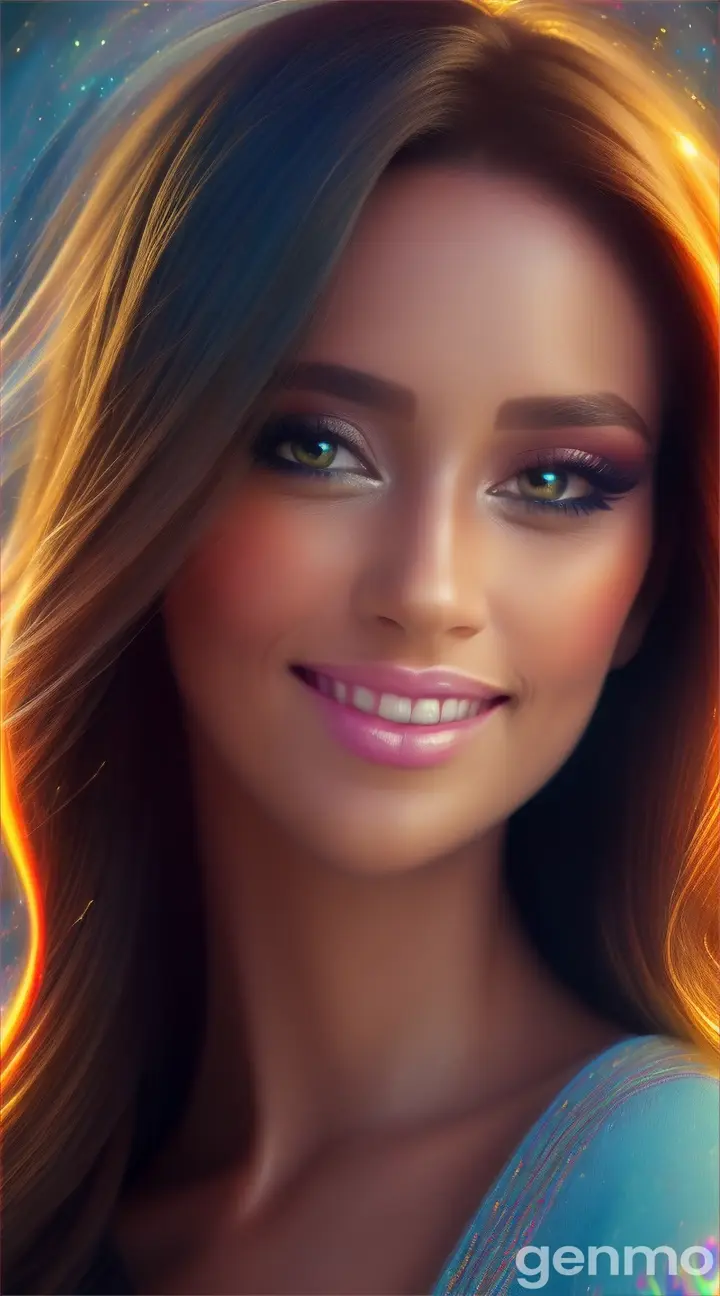 beautiful  woman smile