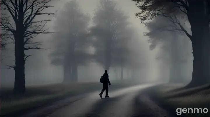 walking to a haunted house, 4k