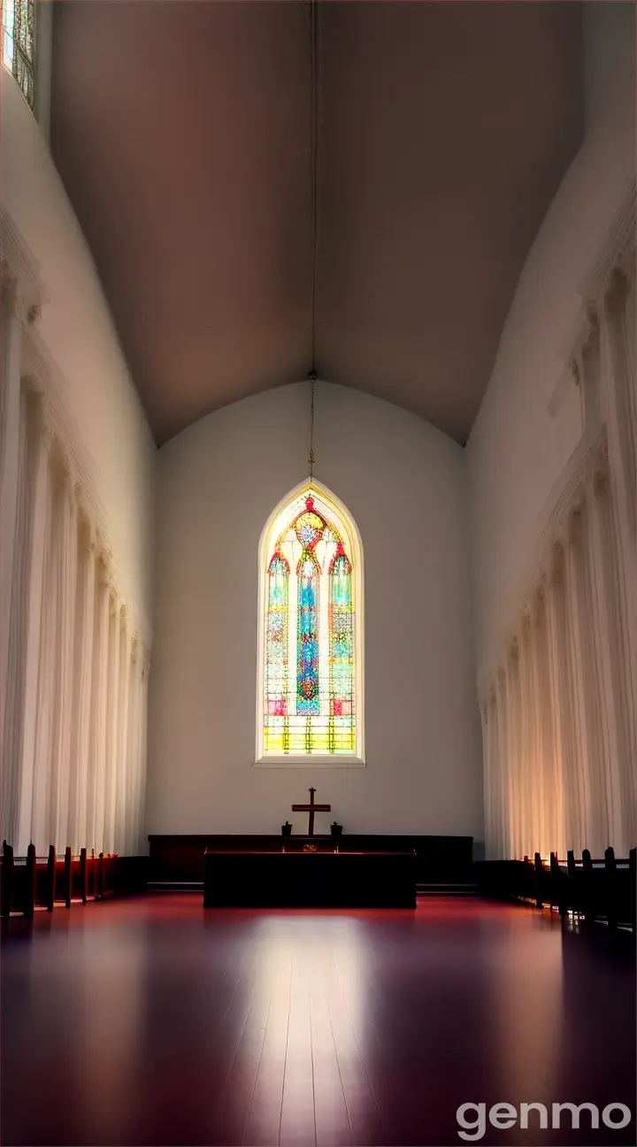 cie uma imagem da igreja evangélica reunida em oração