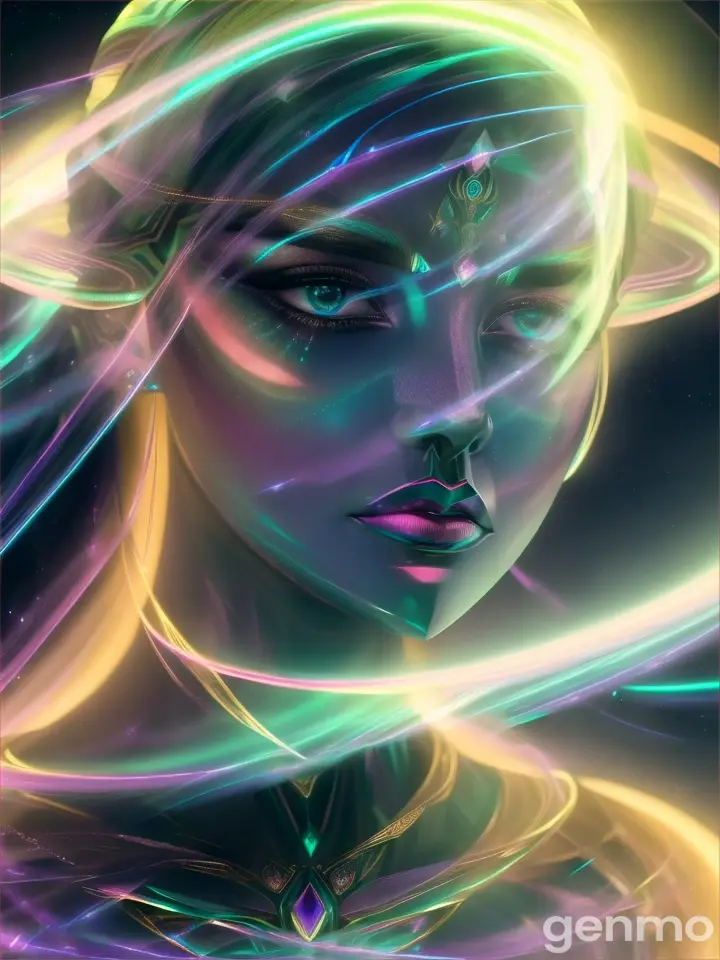 *Planetary Civilians of Saturn: The Aurorites**
In the swirling, vibrant atmosphere of Saturn, a breathtaking civilization thrives — the Aurorites. These ethereal beings have evolved uniquely within the gas giant's magnificent rings and tumultuous storms, adapting not only to their environment but also to their intriguing methods of communication.
**Facial Appearance:**
Aurorites are distinguished by their striking facial features that blend organic beauty with a cosmic touch. Their skin shimmers in varying hues of opalescent colors, shifting from deep violet to luminous teal, mirroring the gaseous hues of their surroundings. Instead of traditional eyes, they possess an array of iridescent crystalline orbs embedded in their foreheads, which glow softly when they express emotions—changing colors from warm amber during happiness to cool azure in contemplation. Their facial structure is angular, with sculpted cheekbones that accentuate their otherworldly allure. Wavy tendrils of translucent material flow from their heads, mimicking the vast rings of Saturn, drifting gracefully in the planet’s strong winds.