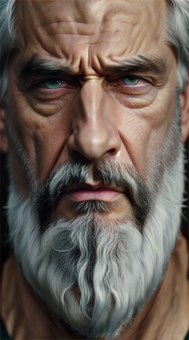 Handsome stoic philosopher