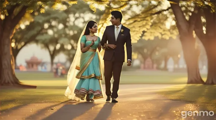 Scene 2: Rohan and Anjali’s First Meeting
Location: The same park, later in the day

Visuals: Rohan sees Anjali, the female lead, walking her dog.
Action: They share a brief, shy smile as their paths cross.
Music Cue: (Instrumental continues)
Lyrics: कह दूँ तुमसे या चुप रहूँ दिल में मेरे आज क्या है