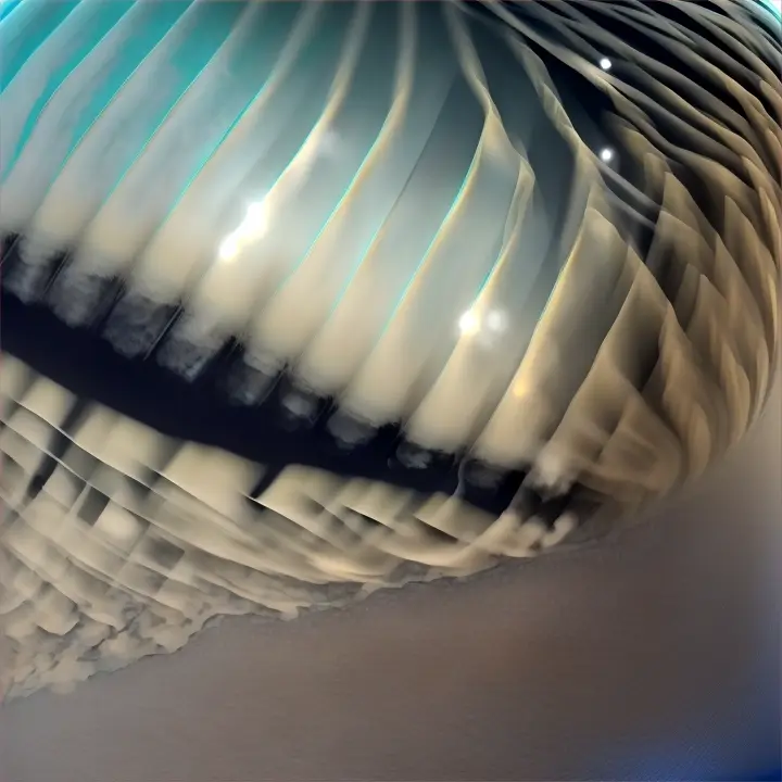 imagen o video artistico sobre contaminacion