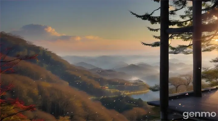 秋天美景。16：9