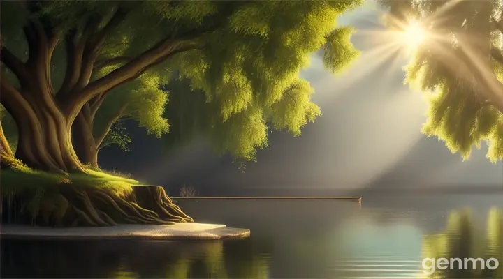 For the Trial of Water, Lyra visits the ancient Whispering Willow by a tranquil pond. Here, she learns to find inner peace and balance, merging her energy with the water to create a harmonious melody. She successfully passes the trial, earning the water element's approval and gaining new strength for the journey ahead.