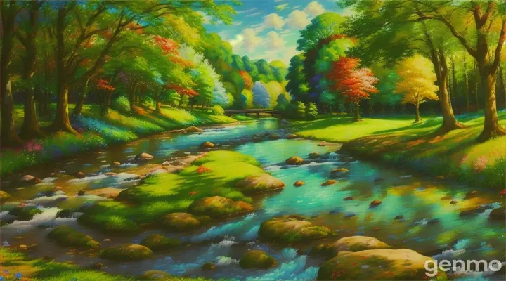 夏日美景。16：9