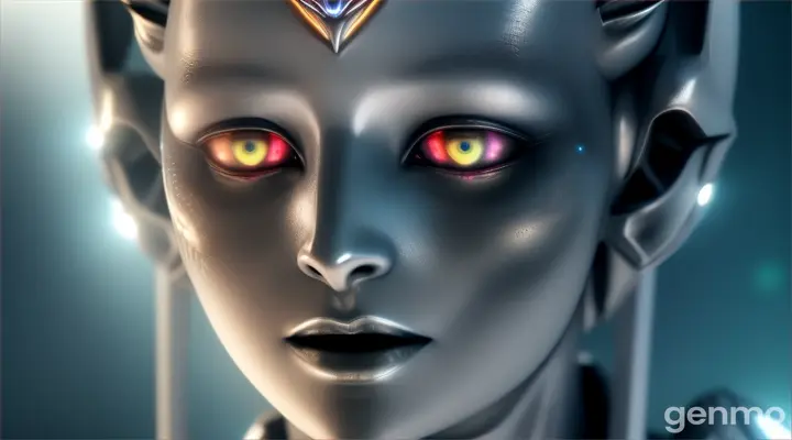 Nara (Aelarian):

Aparência: Ser extraterrestre com pele prateada e olhos luminosos. Possui uma forma humanoide, mas com traços alienígenas distintos como antenas sutis e uma aura brilhante.
