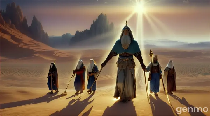 In the grand tapestry of ancient lore, the tale of the Exodus of the Israelites under the guidance of the towering prophet Moses unfolds like a divine symphony of miraculous events and otherworldly manifestations. Picture Moses not as a mere mortal figure but as a magnificent shadow of light, a towering presence that exudes power and wisdom beyond human comprehension
