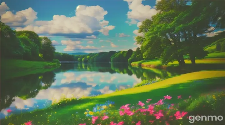 夏日美景。16：9