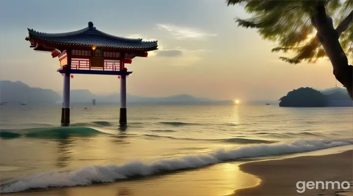 夏日美景。16：9