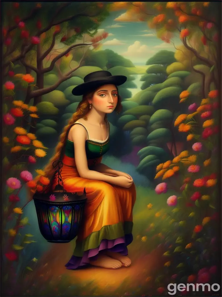 Henry Rousseau,  sleeping gypsy    
