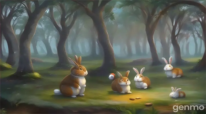 Other animals used to tease rabbit and say, "Rinku, why do you always look at the stars? There is so much to play on earth too!" But Rinku did not pay attention to his words. He knew that there is something in the world of stars which is not there on earth.