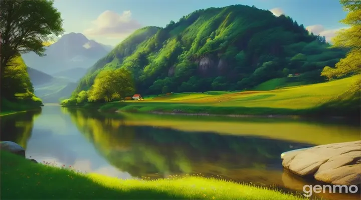 夏日美景。16：9