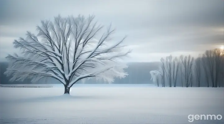 Árvore frio gelo neve vento 