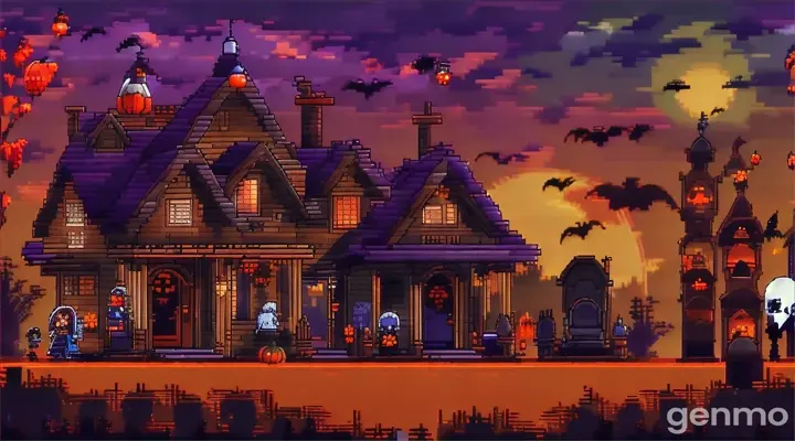 a halloween video game