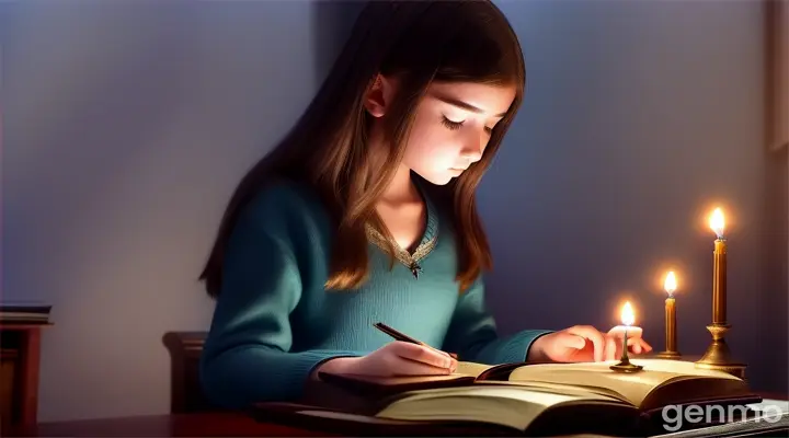Exploring the Spells: She begins to explore more spells in the book, each one more powerful and complex than the last.
