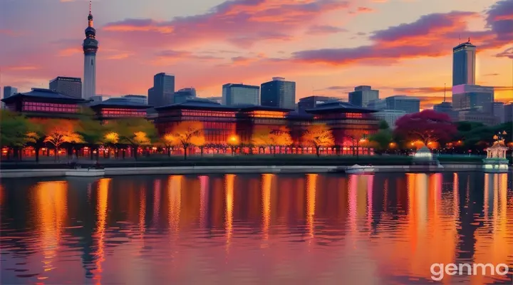 Aquí, puedes pasear entre jardines de rosas, hacer un picnic junto al agua o simplemente sentarte y ver cómo el sol se esconde detrás de los rascacielos, pintando el cielo con tonos de naranja y rosa. Pero no solo eso, Nakanoshima también alberga el Museo Nacional de Arte de Osaka, un lugar donde la modernidad y la historia se encuentran a través del arte contemporáneo.
