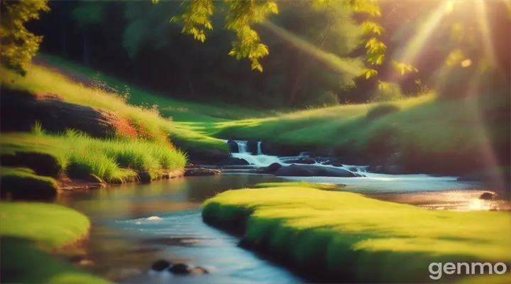 夏日美景。16:9