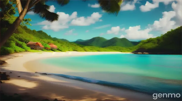 夏日美景。16:9