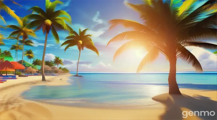 夏日美景。16:9
