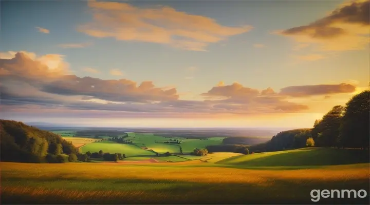 夏日美景。16:9