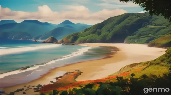 夏日美景。16:9
