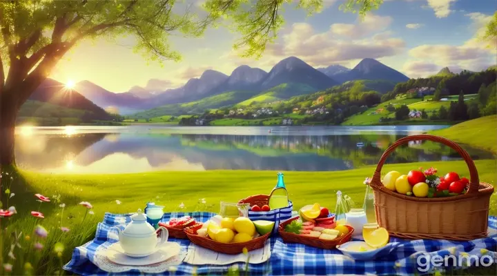 夏日美景。16:9