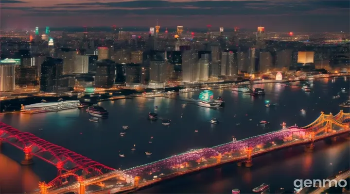 o simplemente sentarse a observar las aves que sobrevuelan la zona. En días festivos, especialmente durante el **Hanabi Taikai** (festival de fuegos artificiales), las orillas del Yodo se llenan de familias y amigos que disfrutan de uno de los espectáculos más esperados del año. Las aguas del río reflejan las luces de los fuegos artificiales en un espectáculo impresionante en osaka japon
